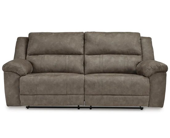 Fabric reclining sofa