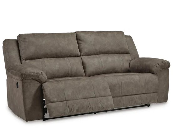 Fabric reclining sofa