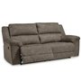 Fabric reclining sofa