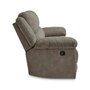 Fabric reclining sofa