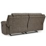 Fabric reclining sofa