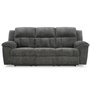 Fabric reclining sofa