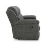 Fabric reclining sofa