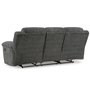 Fabric reclining sofa