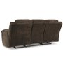 Fabric reclining sofa