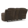 Fabric reclining loveseat