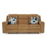 Fabric reclining sofa