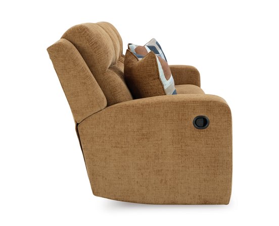 Fabric reclining sofa