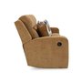 Fabric reclining sofa
