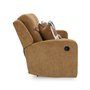 Fabric reclining loveseat