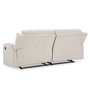 Fabric reclining condo sofa