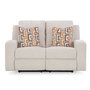 Fabric reclining loveseat
