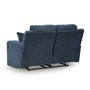 Fabric reclining loveseat