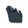 Fabric reclining loveseat