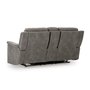 Fabric reclining loveseat