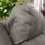 Fabric reclining loveseat