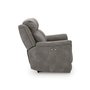 Fabric reclining condo sofa