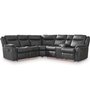 Fabric reclining sectional
