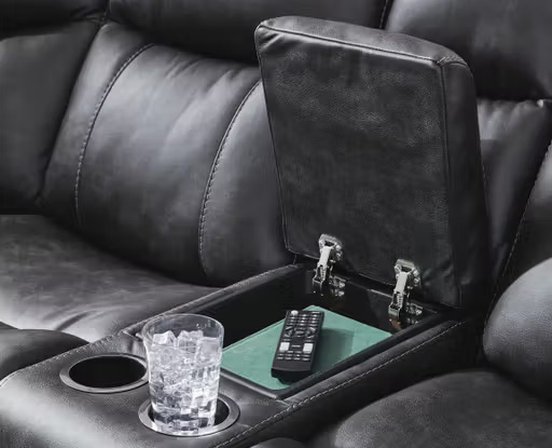Fabric reclining sectional