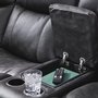 Fabric reclining sectional