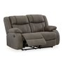 Fabric reclining loveseat