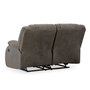 Fabric reclining loveseat