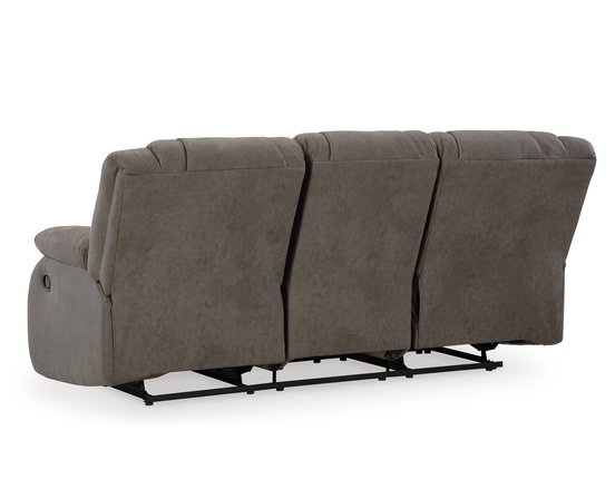 Fabric reclining sofa