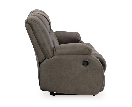 Fabric reclining sofa