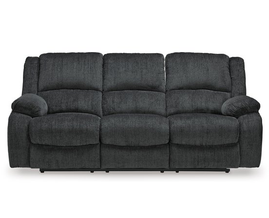 Fabric reclining sofa