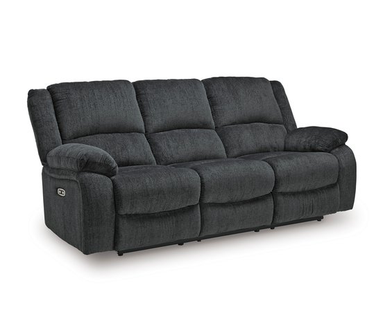 Fabric reclining sofa