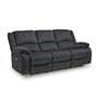 Fabric reclining sofa