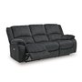 Fabric reclining sofa