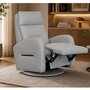 Small Power Reclining Leather armchair by Fornirama