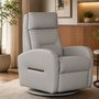 Medium Power Reclining Leather armchair by Fornirama