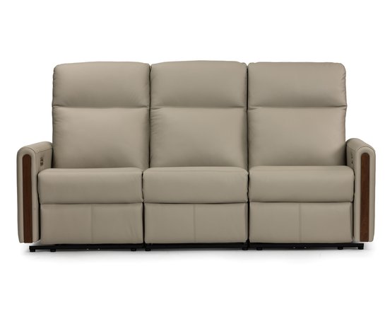 Combo leather reclining sofa by Elran