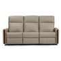 Combo leather reclining sofa by Elran