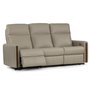 Combo leather reclining sofa by Elran