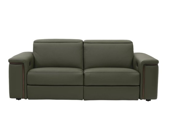 Leather Reclining Loveseat by Fornirama