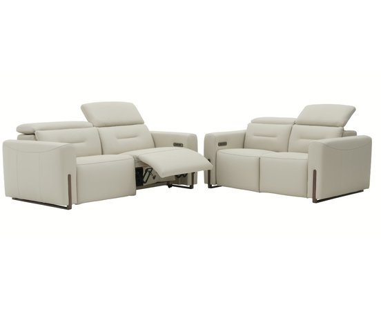 Leather Reclining condo sofa by Fornirama