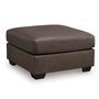 Fabric ottoman
