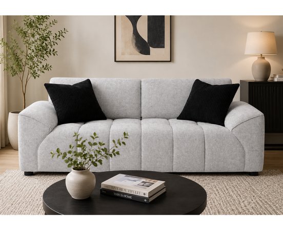 Fabric Stationnary Sofa by Deco-Style