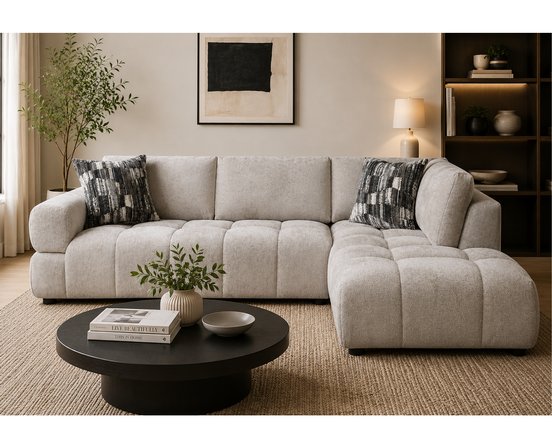 Fabric Sectionnal Sofa by Deco-Style