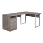 L-Shaped Desk by Monarch