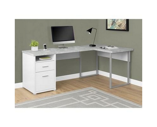 L-Shaped Desk by Monarch