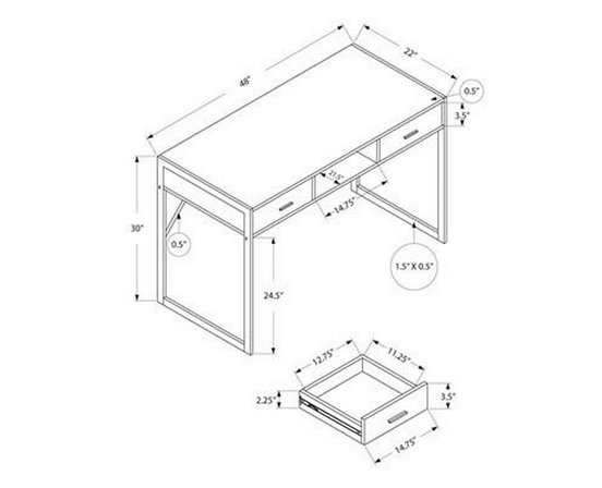 Office Desk by Monarch