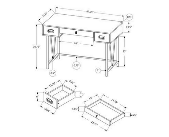 Office Desk by Monarch