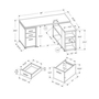 Office Desks Corner Desks by Monarch