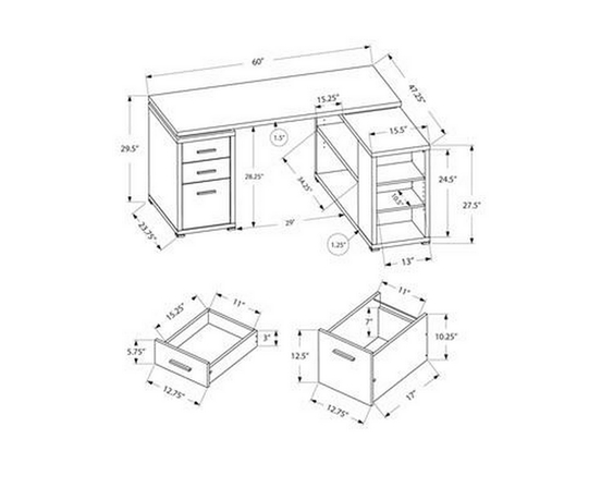 Office Desks Corner Desks by Monarch