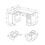 Office Desks Corner Desks by Monarch