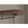 Tempered Glass Office Desk by Monarch